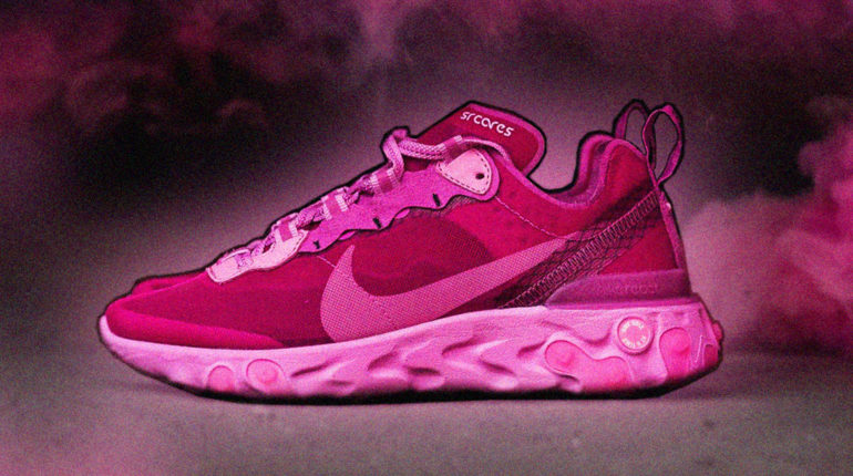 Sneakers raising money for Breast Cancer Awareness