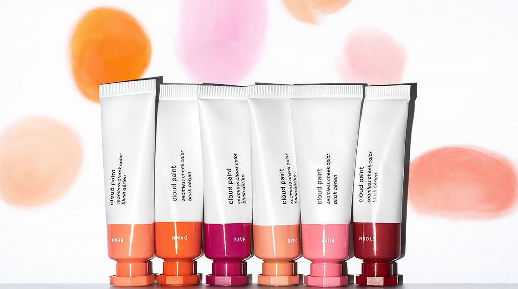 Glossier's first major retail partnership Thred site