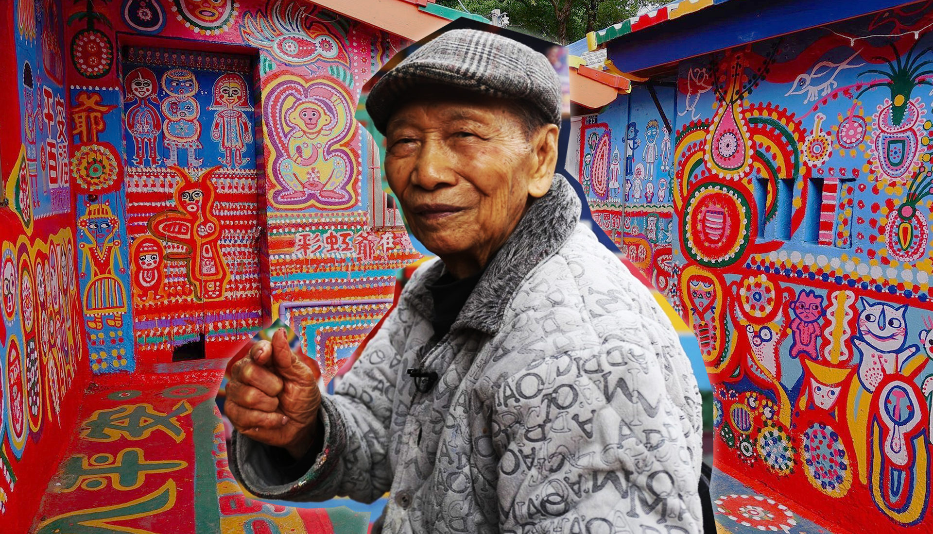 The 'Rainbow Grandpa' saving a village with art - Thred Website