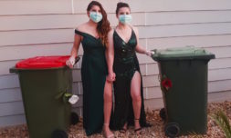 Dressing up to take out the bins is the latest lockdown craze
