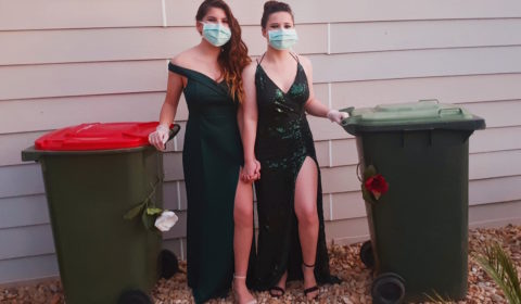 Dressing up to take out the bins is the latest lockdown craze