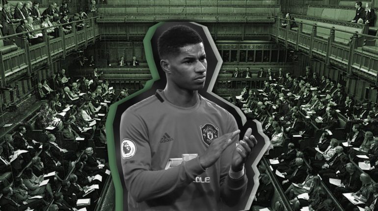 Manchester Utd’s Marcus Rashford wins campaign to bring meals to vulnerable children