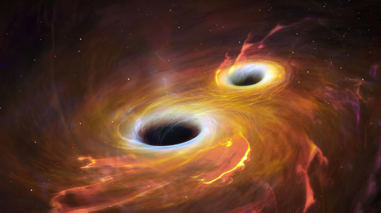 Cosmic signals from a black hole collision 7bn years old reach Earth