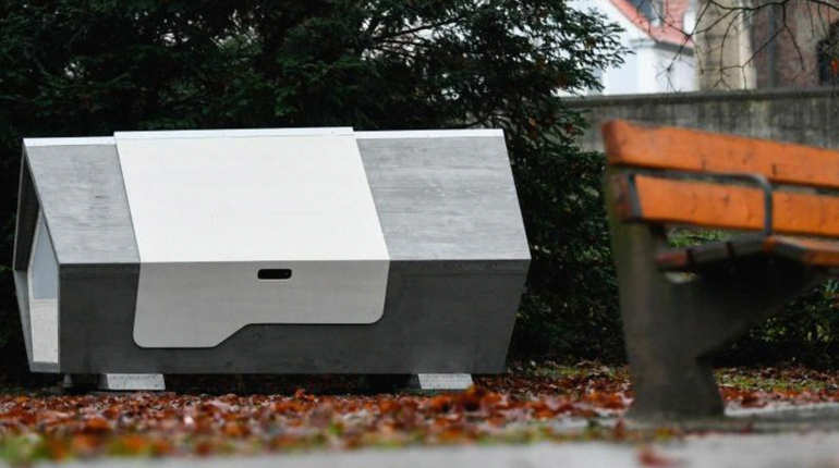 Solar powered pods provide sanctuary to homeless in Germany