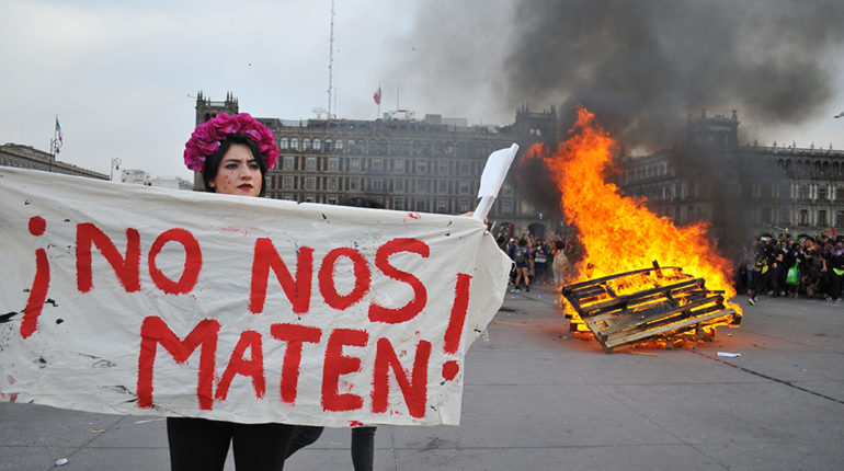 Women protesting femicide in Latin America refuse to back down