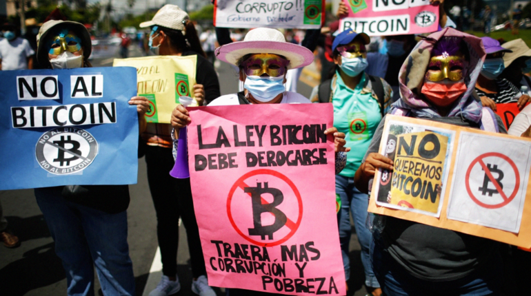 El Salvador citizens up in arms as Bitcoin becomes legal tender