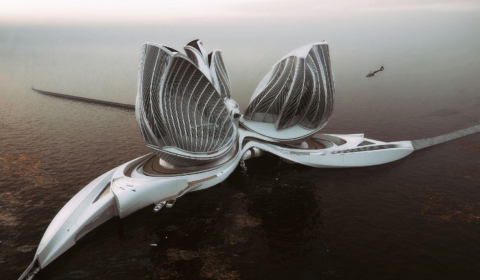 ‘Eighth Continent’ concept design could recycle plastics from the ocean