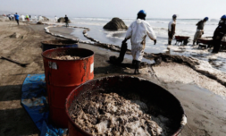 The curious hair-filled implements helping with oil spills in Peru