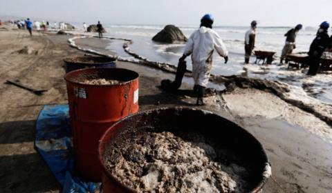 The curious hair-filled implements helping with oil spills in Peru