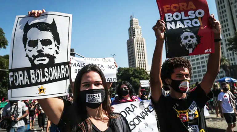 Protests erupt in Brazil over Bolsonaro’s anti-environment bills