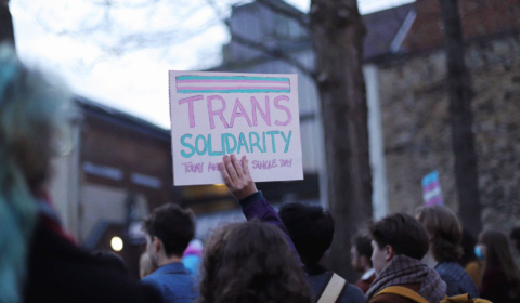 Oxford protest against trans conversion therapy