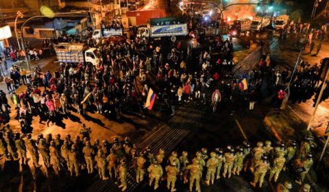 Protestors in Ecuador defy state of emergency