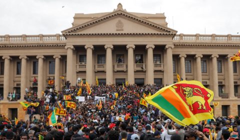 Sri Lankan protesters force President to flee during economic crisis