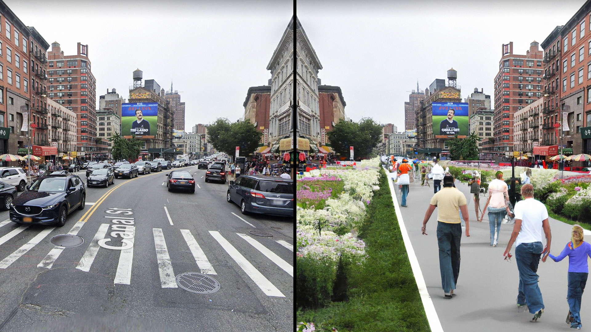 Amateur urban planners use DALL-E to re-imagine cities without cars