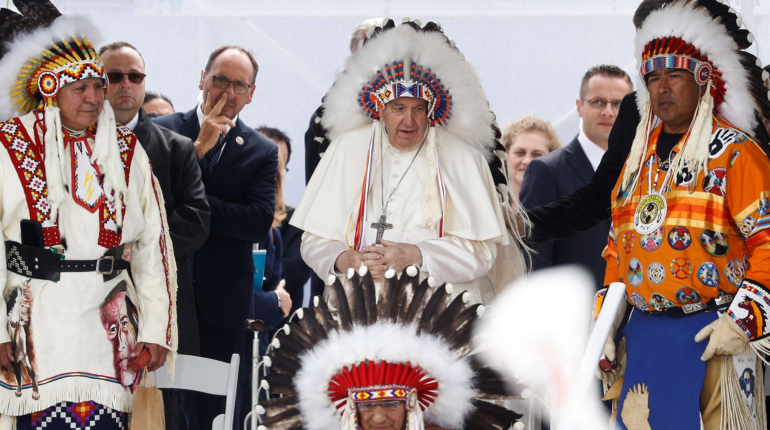 Pope Francis apologises for Indigenous residential school system