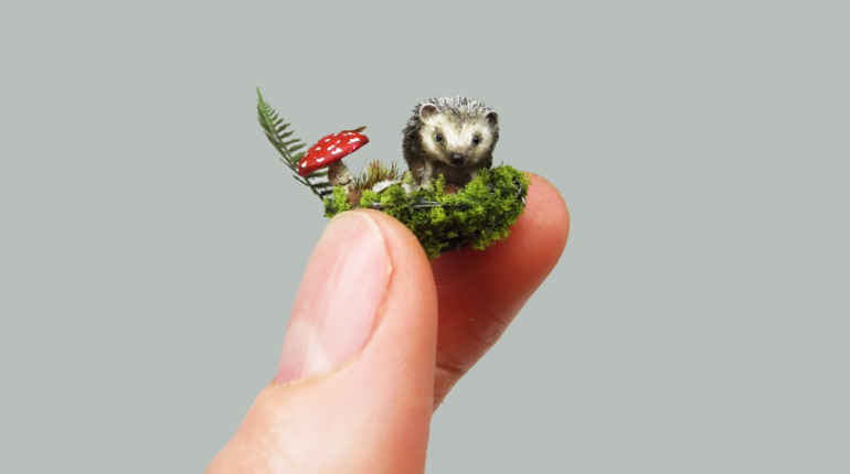 Fanni Sandor’s tiny wildlife sculptures encourage eco-sensitivity