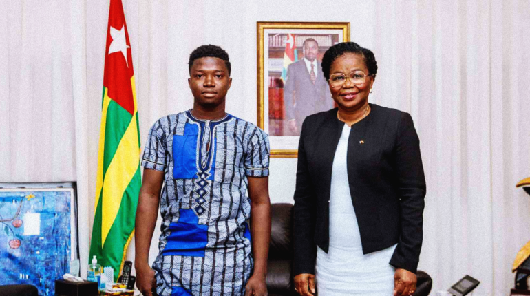 Togolese Gen Zer builds sports car from scrap waste