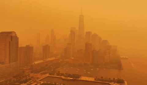 Why is New York City’s air so orange?