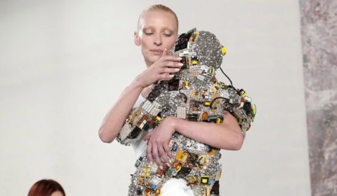 Schiaparelli transforms electronic waste into high fashion