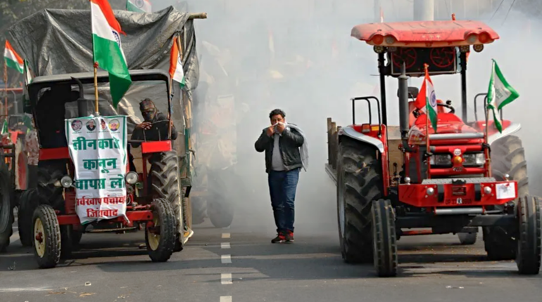 India deploys arsenal against farmers’ protests