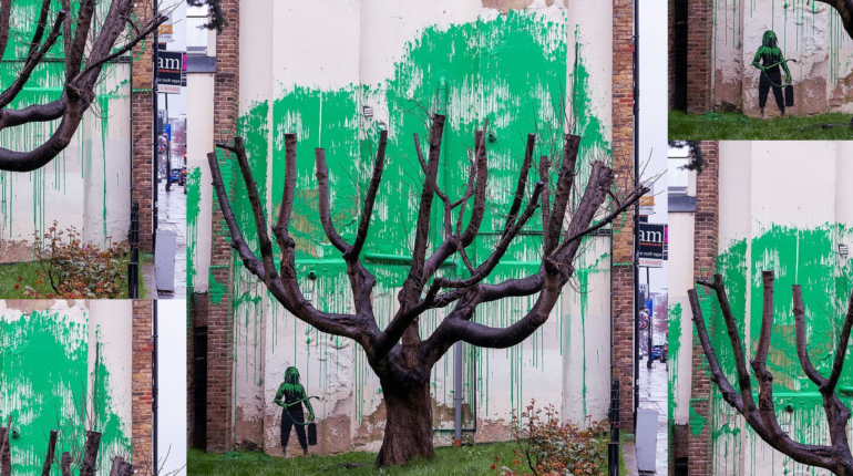 Does Banksy’s latest mural have an environmental message?