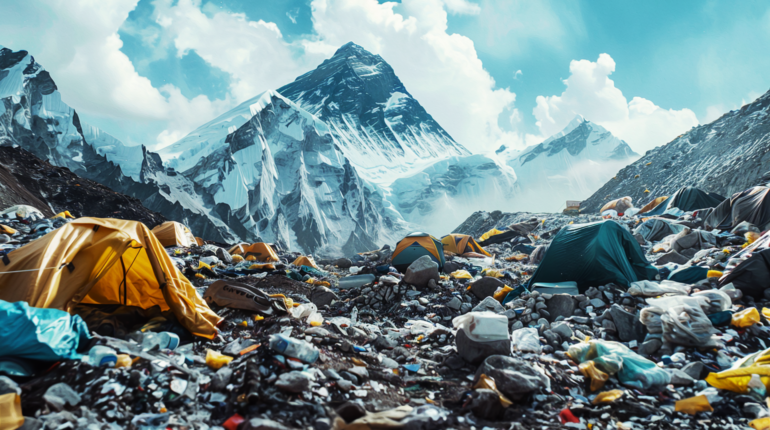 Everest’s towering trash has become a serious problem