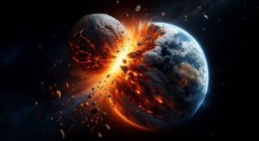 Study strongly evidences theory that a planet is partly buried in Earth