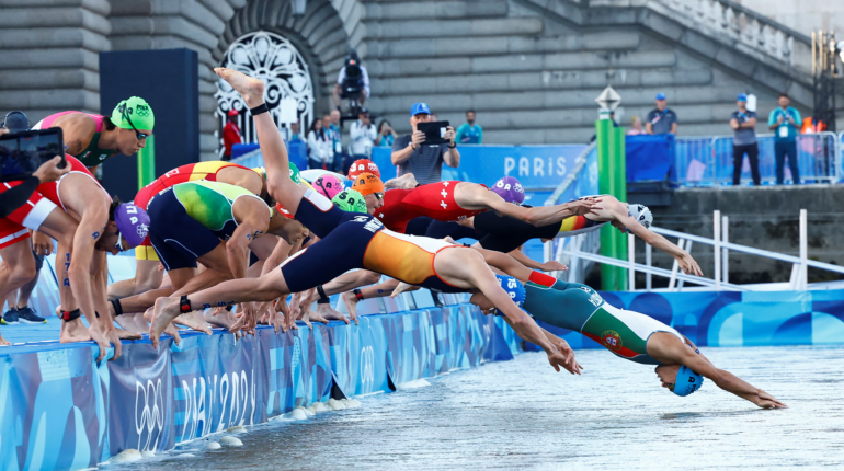 Has swimming in the Seine made Olympic athletes sick?