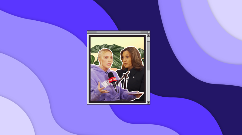 sipping chilled reds + calling kamala daddy