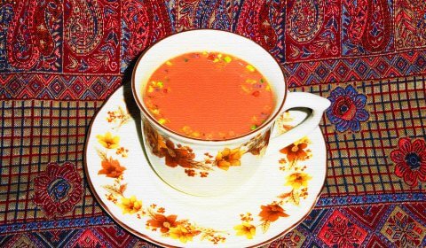 The politics of pink Kashmiri tea