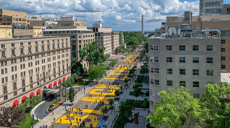 Why is the Black Lives Matter mural in Washington D.C. being removed?