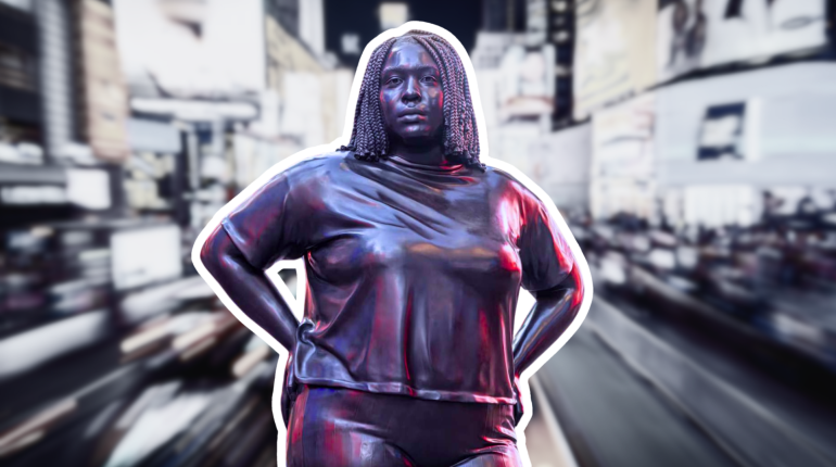 Giant bronze statue in Times Square sparks controversy