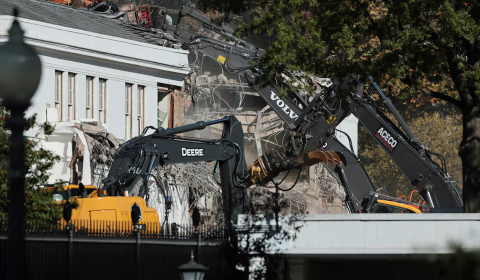 Opinion – Trump’s East Wing demolition symbolic of US politics