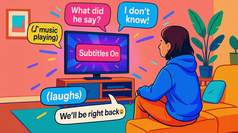 Why are we watching everything with subtitles?