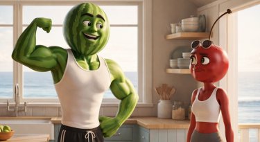 What’s up with all the dramatic AI fruit slop?