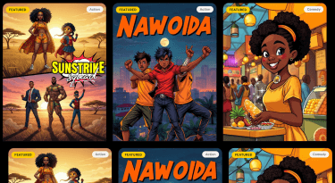 Young Africans are creating comics that reflect their culture using AI