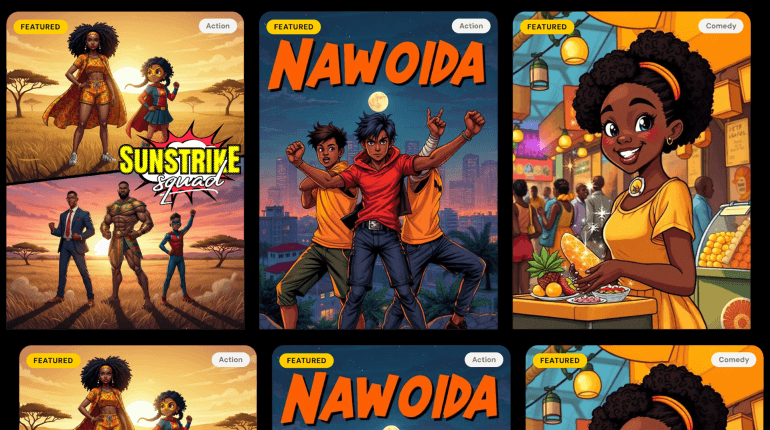 Young Africans are creating comics that reflect their culture using AI