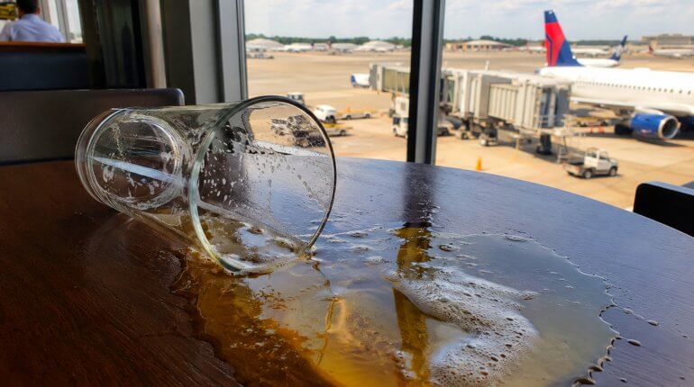 Will banning early morning airport drinks prevent bad behaviour?