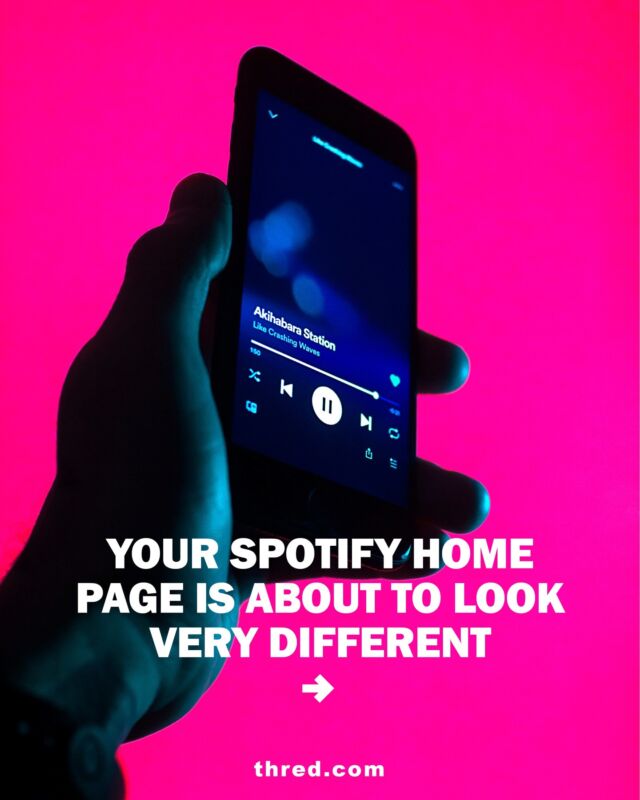 Spotify is rolling out a new user interface that focuses on short-form video content.

Previous iterations of the app displayed albums, songs, podcasts, and playlists as stacked tiles fixed to your home screen. The updated interface will instead offer an endless, vertical feed of short clips and recommendations that can be scrolled through indefinitely. It looks very similar to TikTok, YouTube Shorts, and Instagram Reels.

Follow for more news like this and check out the full articles at thred.com #tech #spotify #music #app #socialmedia