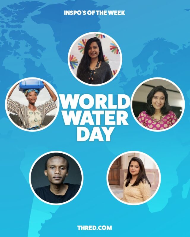 INSPO’S OF THE WEEK: World Water Day

World Water Day is an annual event held on March 22nd to raise awareness about the importance of freshwater and advocate for sustainable management of freshwater resources. It was established in 1993 by the United Nations General Assembly to highlight the crucial role that water plays in our lives and to promote the sustainable use and management of water resources. Each year, the United Nations sets a different theme for World Water Day to focus attention on a specific aspect of freshwater management.

Here are 5 activists fighting for change ⬇️

Garvita Gulhati - @garvita.gulhati
Georgie Badiel Liberty - @georgiebadiel
Shomy Hasan Chowdhury - @prevashomy
Rida Rashid - @rida_ik
Eric Damien Njuguna - @ericdnjuguna

#worldwaterday #activists #sustainability #waterday #water