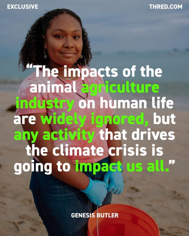 At just six years old, Genesis Butler (@genesisbutler_ ) made the decision to become vegan.

The move surprised her parents who were raising her in a household of Black, Mexican, and Indigenous heritage, where meat-based meals were of traditional and cultural significance.

Not long after, Genesis launched her own foundation, Genesis for Animals, to support the underfunded shelters where she spent most of her free time volunteering. She then became the youngest person ever to deliver a TED Talk, where spoke of the link between animal agriculture and the climate crisis.

She now continues her work of educating and sharing informational resources through her second organisation, Youth Climate Save.

Genesis’s story is a reminder that even the youngest voices can make a big impact on the world – if we dare to break the mould. Find the full exclusive on our website!

#vegan #activist #activism #inspiration #inspo #genz