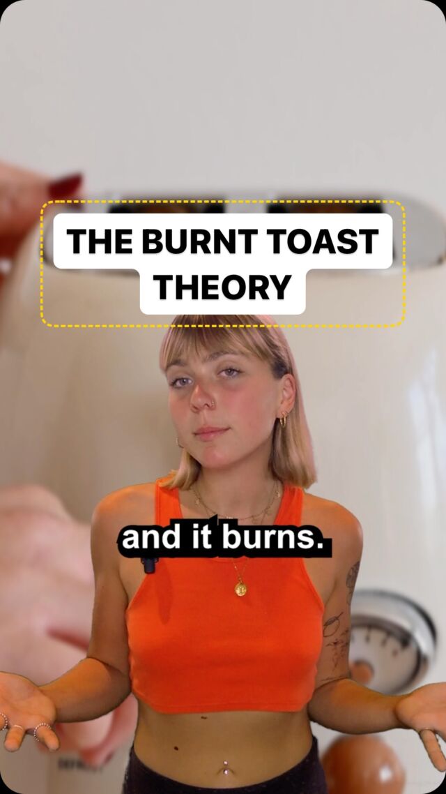 Is the universe keeping us from disaster with carcinogenic bread? 🍞 #burnttoast #burnttoasttheory #mentalhealth