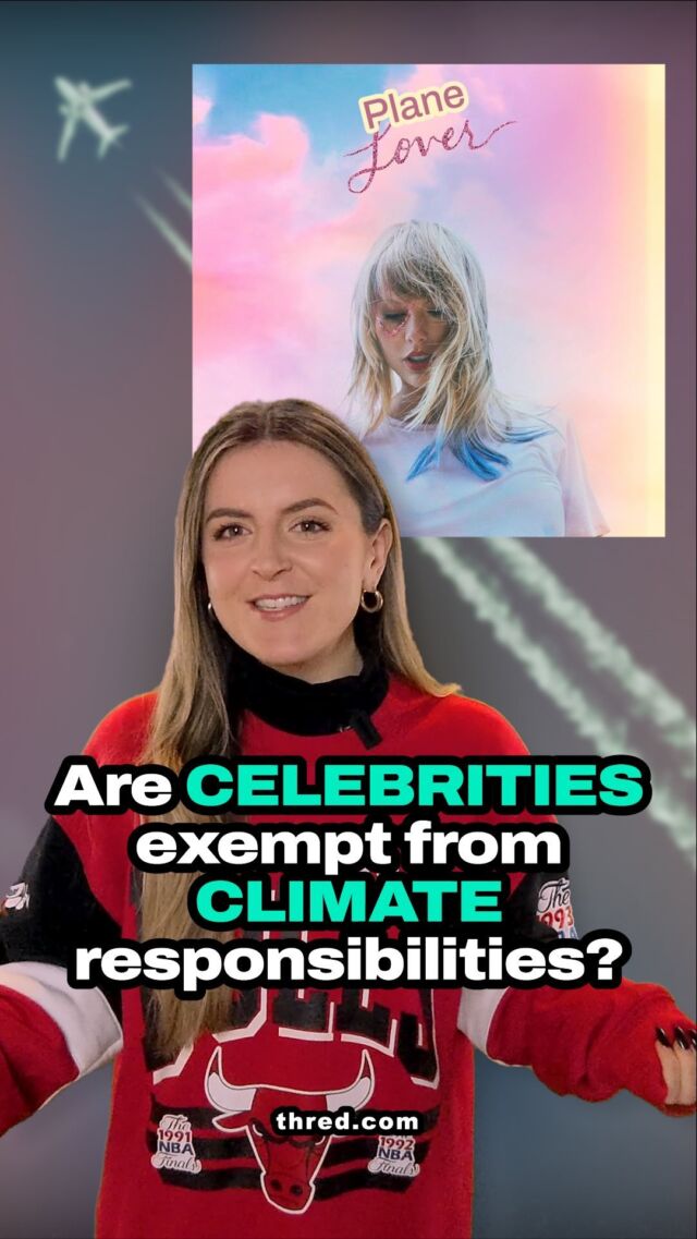 Are celebrities exempt from climate responsibility? (looking at you Taylor 👀) #taylorswift  #privatejet  #celebritynews