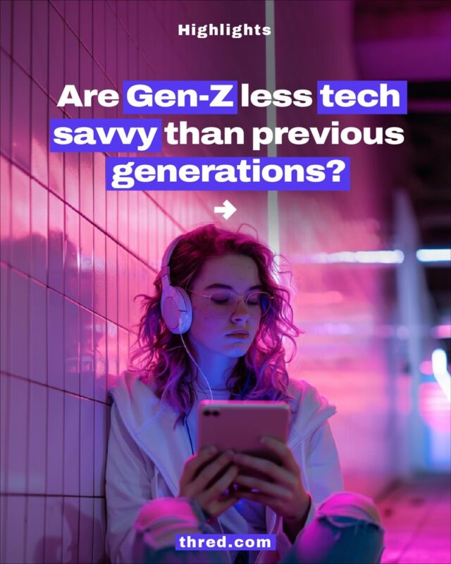 Gen-Z don’t need to be taught how to use technology because they were essentially ‘born into it’, has been pinpointed as the main cause of their supposed tech illiteracy.

To find out more, check out the full article at thred.com

#genz #tech #generations #illiteracy #technology
