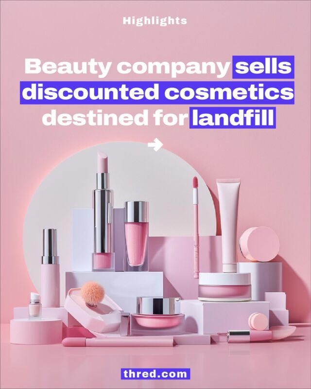 Each year in the UK, millions of beauty products are discarded before they reach store shelves. One retailer is changing that and attempting to cut down the UK’s cosmetic waste. 

To find out more, check out the full articles at thred.com.

#socialchange #socialchangenews #news