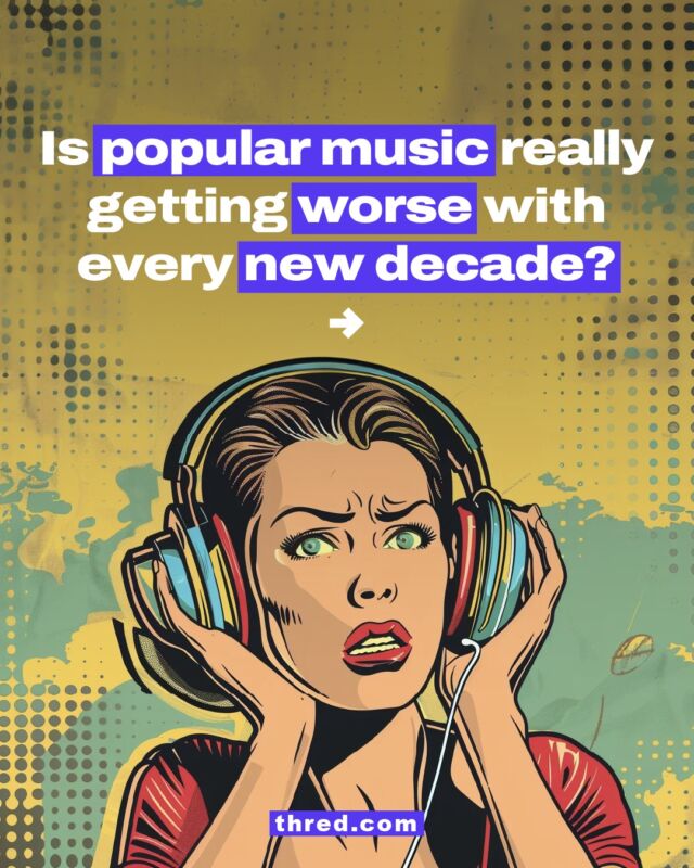While art is highly subjective, a new study suggests that popular music has gotten simpler and more repetitive over the past few decades.

To find out more, check out the full article at thred.com

#music #study #pop #socialchange #trends #genz
