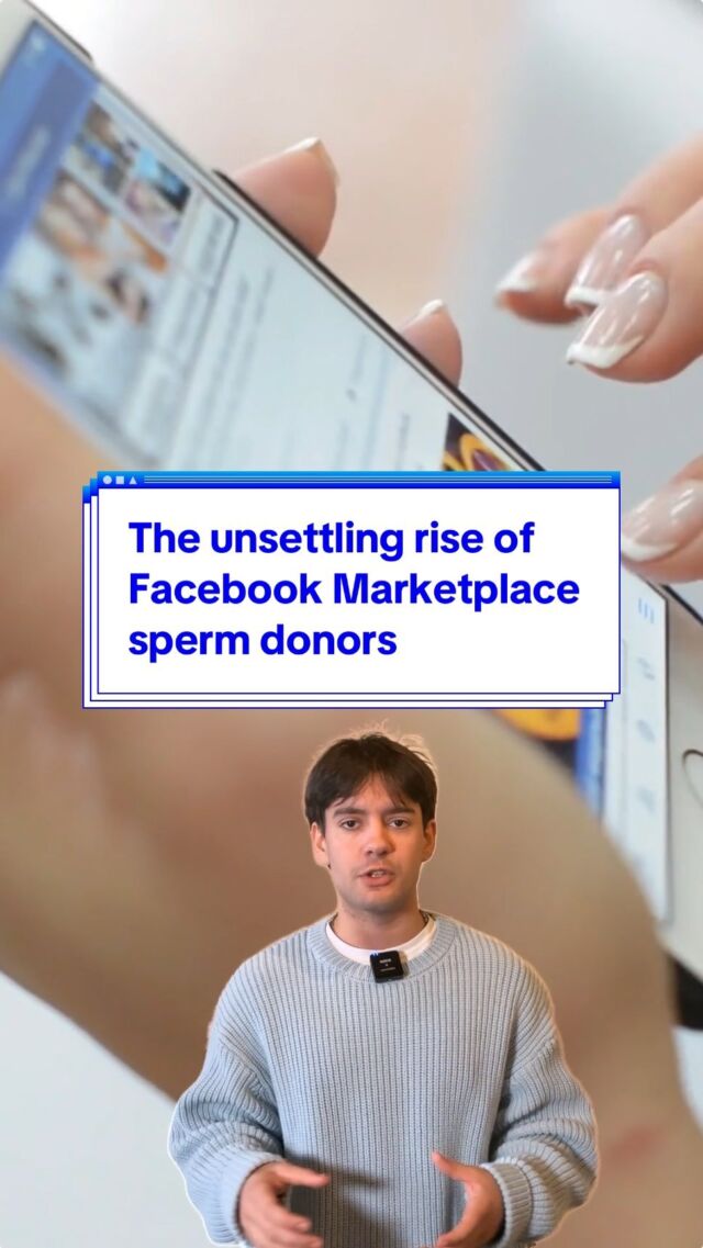 🌐🍼 The unsettling rise of Facebook Marketplace sperm donors is a stark reminder of the lengths people go to for fertility solutions. With official treatments often being unaffordable and inaccessible, many turn to unregulated and risky options. It’s a call for better, more affordable fertility care and stricter regulations on social media platforms. 

#Fertility #HealthCare #SocialMedia