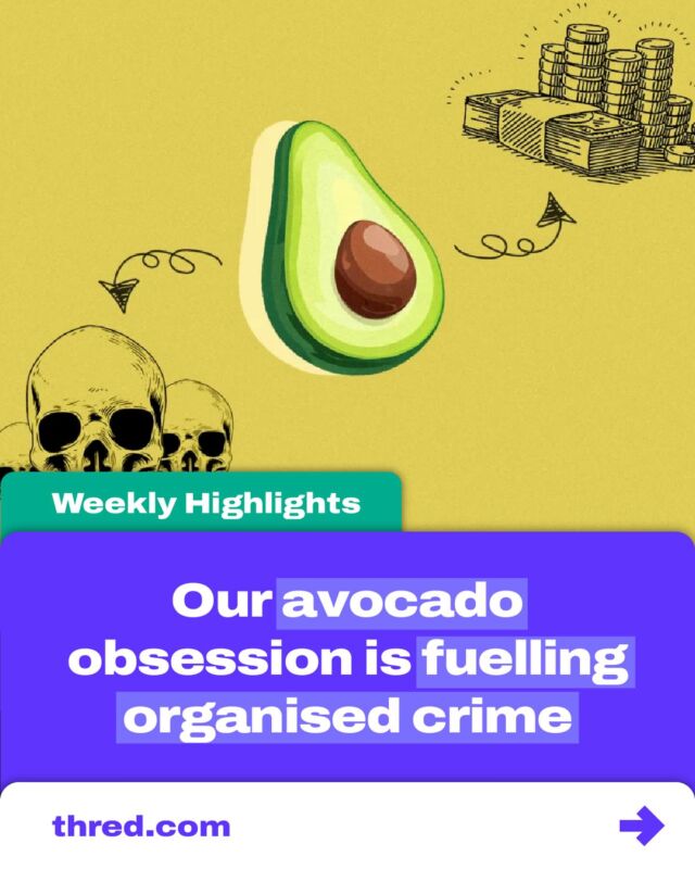 Our love for avocados has serious consequences. Not only is it damaging the environment, but it’s also fuelling organized crime. Cartels in Mexico are taking control of avocado production, leading to violence and exploitation. It’s crucial to be mindful of our consumption and support sustainable practices. 🌎🥑

Read more at thred.com

#AvocadoCrisis #SustainableEating #EnvironmentalImpact