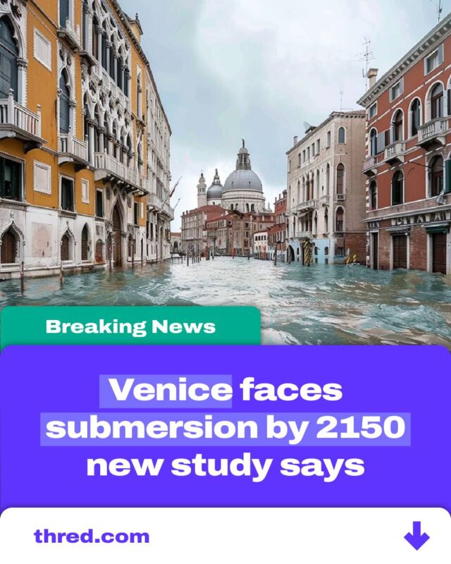 Venice’s future is in peril! Italian scientists predict that by 2150, the city could be submerged due to rising sea levels. Despite the MOSE flood barriers, Venice faces an inescapable fate unless global action is taken. This historic city, known for its beautiful canals and architecture, is at risk of becoming an underwater relic. 💔

#SaveVenice #ClimateChange #RisingSeaLevels #2150