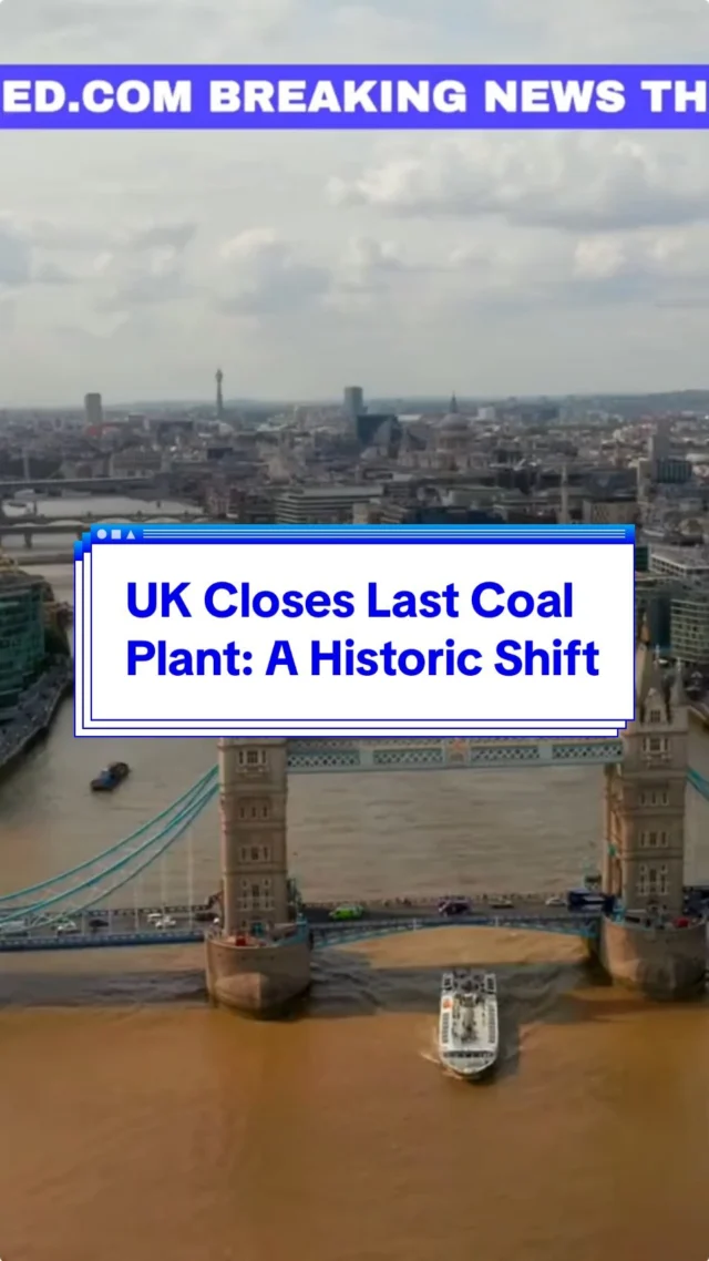 Breaking News! 🌍🇬🇧 The UK has made history by becoming the first G7 nation to close its last coal plant. A monumental step towards net zero carbon emissions by 2050. Will other nations follow? 

#ClimateChange #RenewableEnergy #RenewableEnergy #NetZero2050 #UKClimateAction #GreenFuture